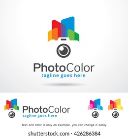 Photo Color Logo Template Design Vector 