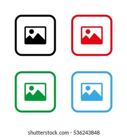 Photo  - color vector icon