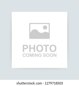 Photo coming soon. Picture frame. Vector stock illustration 