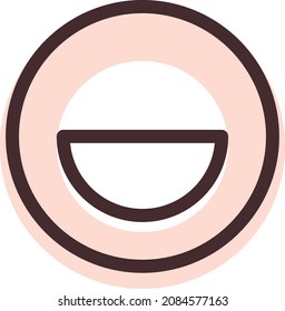 Photo contrast, illustration, vector, on a white background.