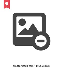 photo delete icon