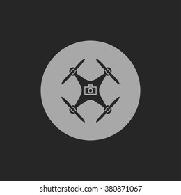 Photo Drone copter vector icon
