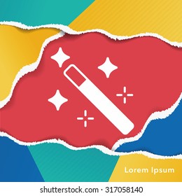 photo edit effects magic wand icon