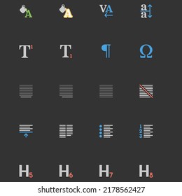 Photo edit line icon set. Image filter, add sticker, adjust curves, glow, heal minimal  vector illustration design