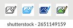 Photo Editing Icon Collection Set Multiple Style