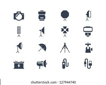 Photo equipment icons