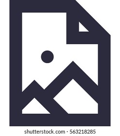 Photo File Vector Icon