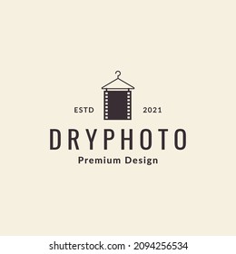 photo film dry hipster logo icon vector graphic design illustration idea