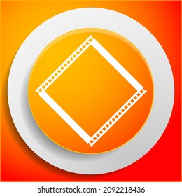 Photo  film strip silhouette. Illustration for photography, cinematography themes