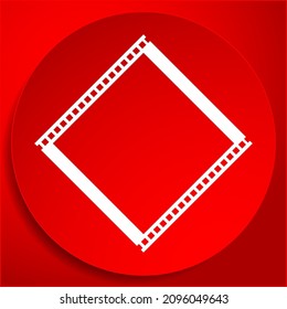 Photo  film strip silhouette. Illustration for photography, cinematography themes