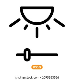 Photo Filter Vector Icon. Abstract Symbol. Vector icon for mobile app. Adjust Picture Symbol