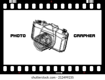 photo frame 35mm, easy all editable