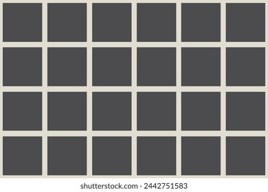 Photo Frame background. Photo mockup pattern for scrapbook in trendy grunge vintage style. Vector illustration can used web social media design. EPS 10 Editorial