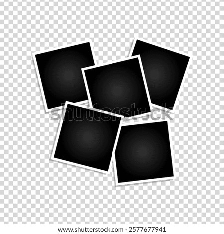 Photo frame collage collection design