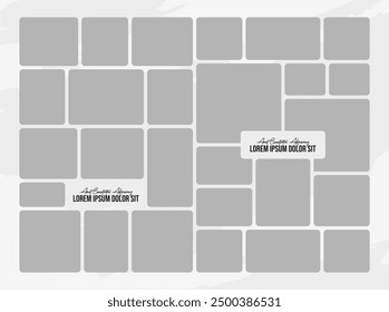photo frame collage collection template