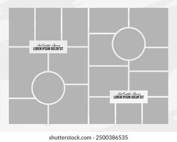 photo frame collage collection template