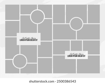 photo frame collage collection template