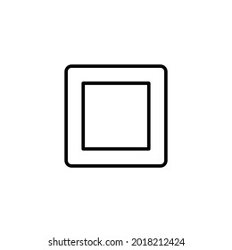 Photo frame. Photo collage. Image frame. Line style