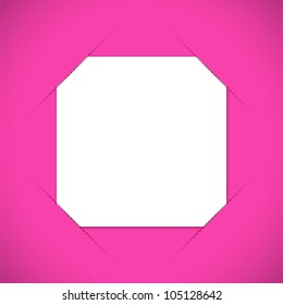 Photo frame corners. Vector.
