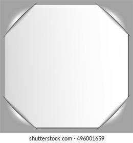 Photo frame corners. Vector.