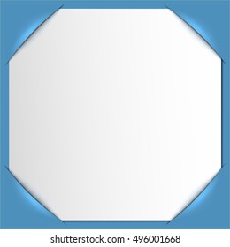Photo frame corners. Vector.