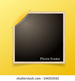 Photo Frame. Decoretive Design Template. Grunge Border.