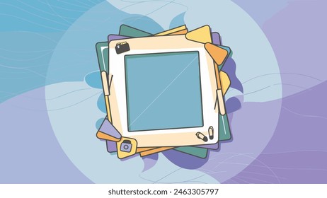 Photo Frame empty for background 