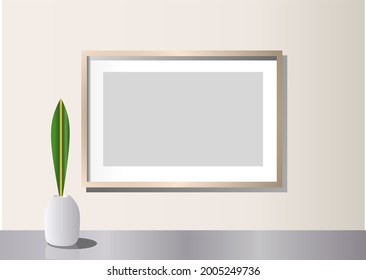 photo frame factor with real background