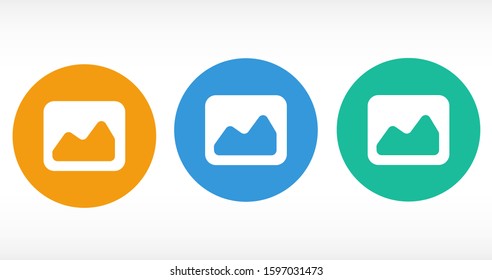 photo frame fo vector icon. Photo frame for wallpaper and photo viewing vector icon. photo frame online. vector icon