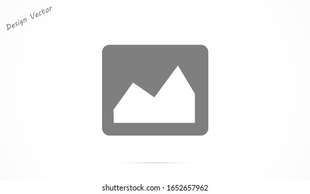 photo frame fo vector icon. Photo frame for wallpaper and photo viewing vector icon. photo frame online. vector icon