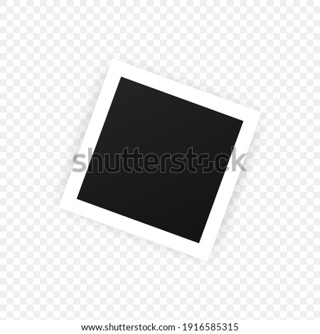 Photo frame icon. Blank space for your photo and image. Vector EPS 10. Isolated on transparent background