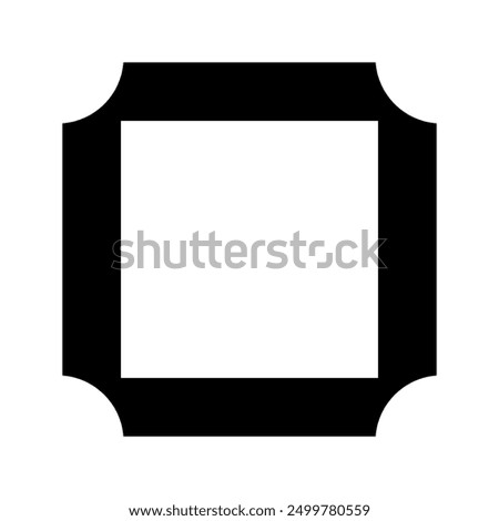 photo frame icon .Decorative frames. Retro ornamental frame, 