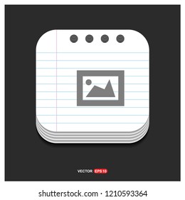 Photo Frame Icon - Free vector icon