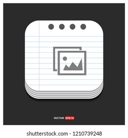 Photo Frame Icon - Free vector icon