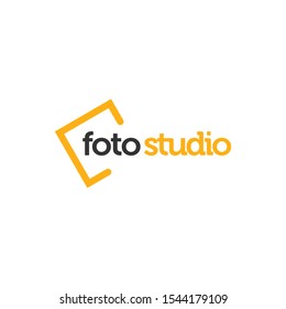 Photo Frame Icon Logo Template, Photo Studio Logo Concept