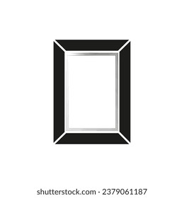 Photo frame icon. Vector illustration. EPS 10.