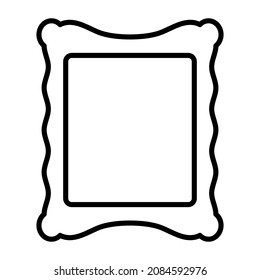 Imagen vectorial del icono de fotograma. También se puede usar para aplicaciones web, aplicaciones móviles y medios impresos.