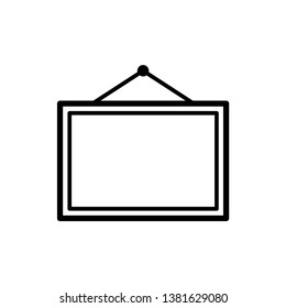 Photo frame icon vector, Symbol, logo illustration.