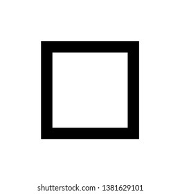Photo frame icon vector, Symbol, logo illustration.