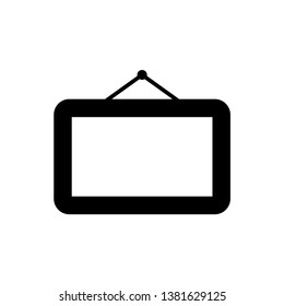 Photo frame icon vector, Symbol, logo illustration.