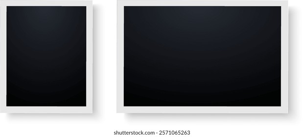 Photo frame. Ideal as a template for text, images or graphics. Can be used in design, social media, websites or print. Stylish and minimalist look suitable for modern design projects