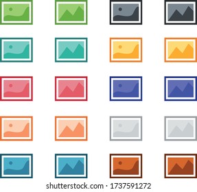 Ilustración fotográfica de imágenes vectoriales aisladas