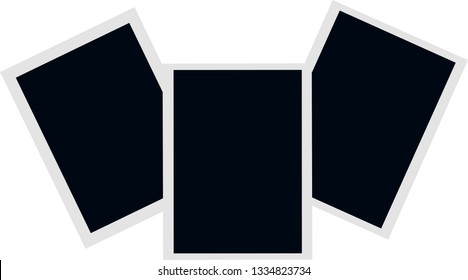 Photo Frame Isolated With Gradient Mesh, Vector Illustration
