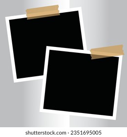 Photo Frame Isolated With Gradient Mesh, Vector Illustration, new collections 