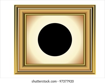 photo frame isolated on white background