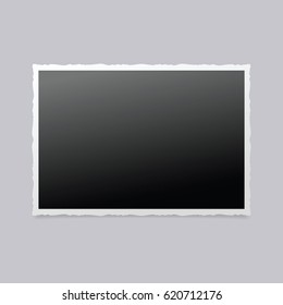 Photo frame isolated. Vintage Photo Frame. Vector illustration.