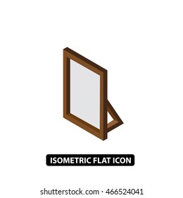Photo frame isometric icon