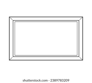 A photo frame in landscape format.