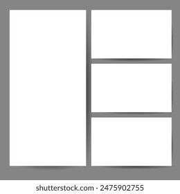 Photo frame layout,Flat Modern design , illustration Vector EPS 10
