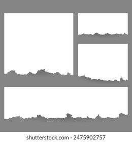 Diseño del marco de la foto, diseño plano moderno, ilustración Vector EPS 10
